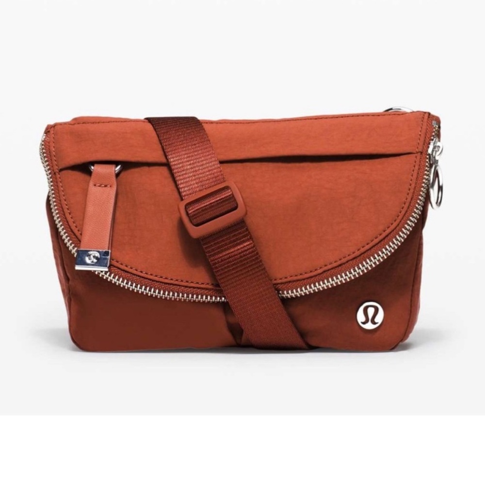 lululemon athletica festival burnt orange Crossbody Bag - Like New
